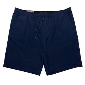 Gerry Men's XXL Shorts NWT Pull On Trail Blue Coral Athletic 4 Way Stretch